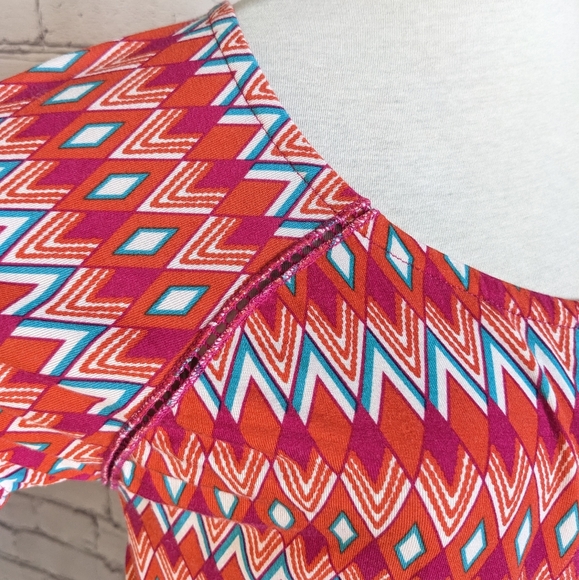 HATLEY Aztec Boho Geometric Casual Summer Dress - Picture 5 of 13